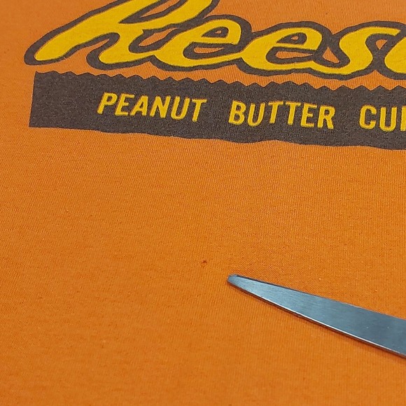 Vintage 80s Hersheys Reese's Peanut Butter Cups Single Stitch T-Shirt Size Large - Picture 3 of 9